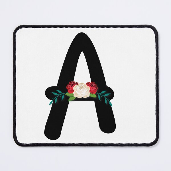 Item preview, Floral Monogram A designed and sold by ModernStyleBoho.