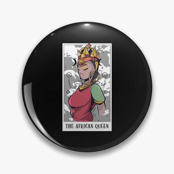 Item preview, Awesome The African Queen Tarot Card A Tarot Cartomancy Fan designed and sold by Nessshirts.