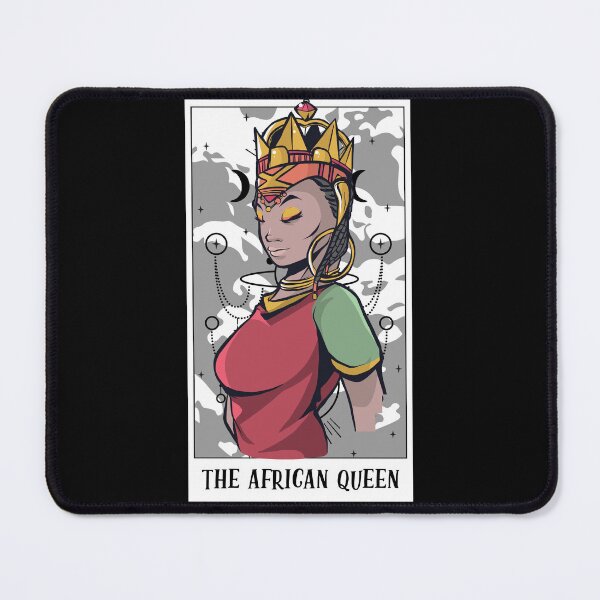 Item preview, Awesome The African Queen Tarot Card A Tarot Cartomancy Fan designed and sold by Nessshirts.