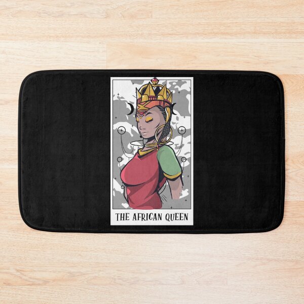 Item preview, Awesome The African Queen Tarot Card A Tarot Cartomancy Fan designed and sold by Nessshirts.