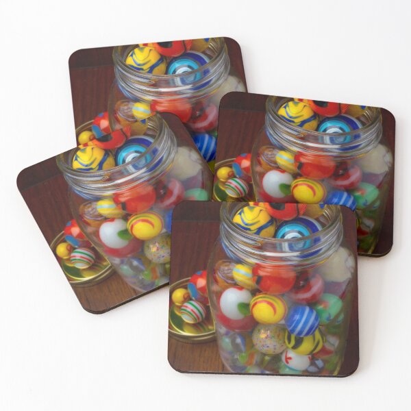 Item preview, Old Jar Full Of Childhood Marbles designed and sold by Garry Gay.