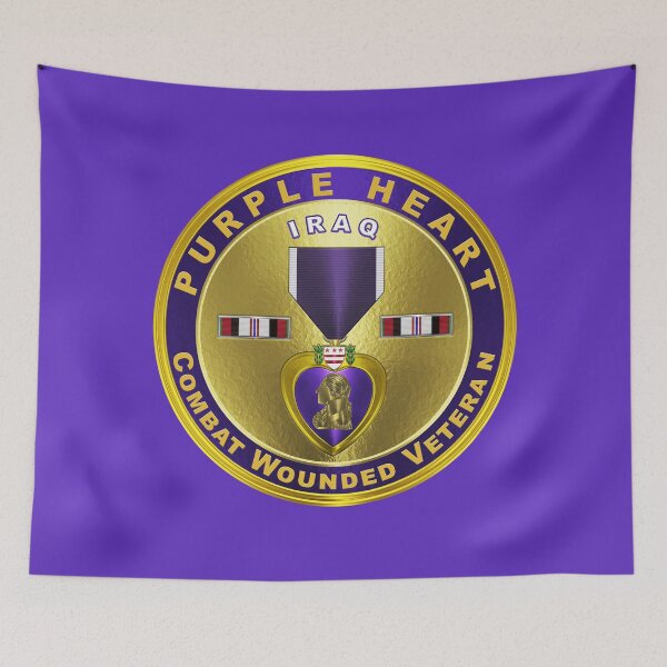 Item preview, Purple Heart Medal IRAQ Veteran designed and sold by SoldierAlways.