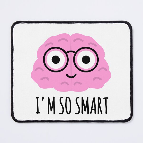 Item preview, I'm So Smart : Funny Brain Character designed and sold by EnzoVectorism.