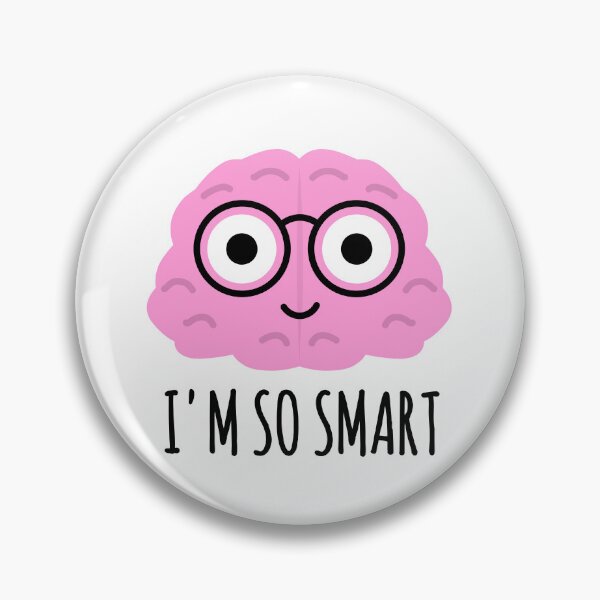 Item preview, I'm So Smart : Funny Brain Character designed and sold by EnzoVectorism.