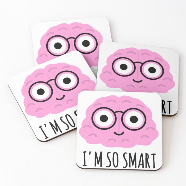 Item preview, I'm So Smart : Funny Brain Character designed and sold by EnzoVectorism.