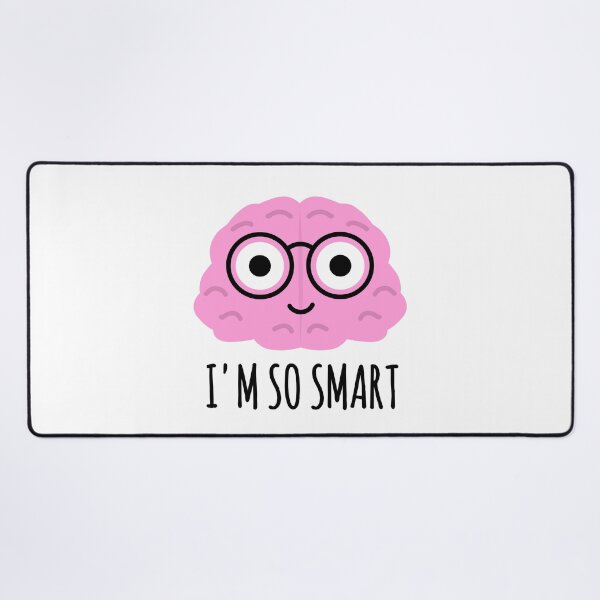 Item preview, I'm So Smart : Funny Brain Character designed and sold by EnzoVectorism.