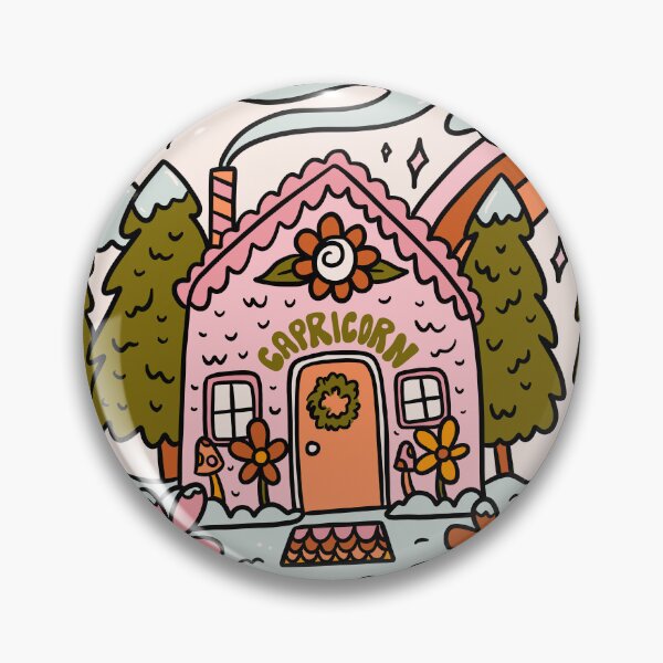 Item preview, Capricorn Gingerbread House designed and sold by doodlebymeg.
