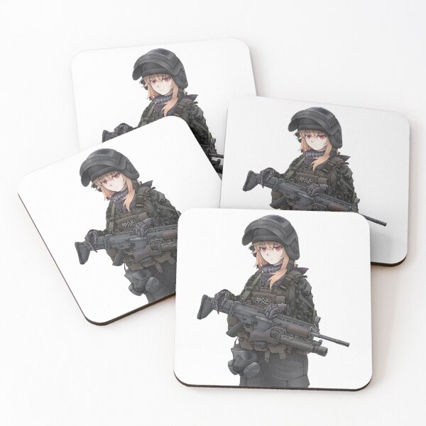 Item preview, Military Anime Girl designed and sold by kittiescuties.