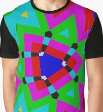 Colorful Kaleidoscope Graphic T-Shirt
