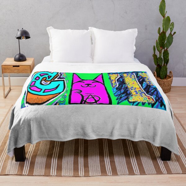 Item preview, Lucky Graffiti Cat designed and sold by LowEndGraphics.