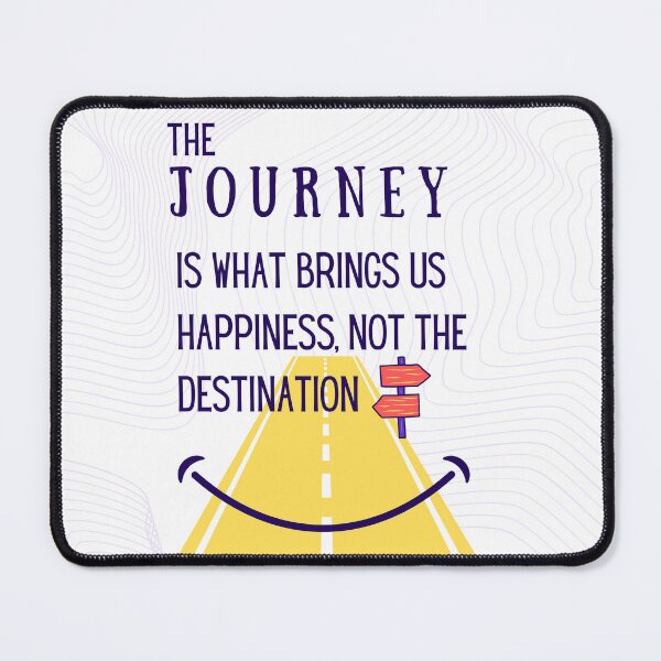 Item preview, "The Journey is what brings us Happiness not the destination" Peaceful Warrior movie quotes, gift card, artboard print, Hardcover Journals, Canvas Print, Poster, Art Print, Photographic, Metal Print, designed and sold by SpiralStairShop.