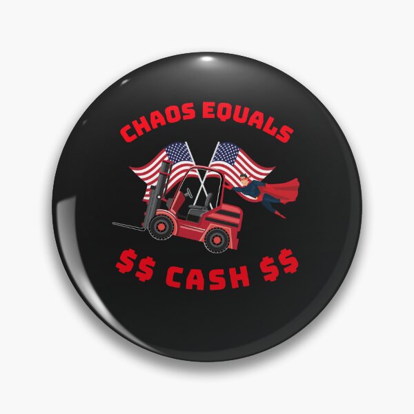 Item preview, Copy of Super Forklift Operator, Chaos Equals Cash RR designed and sold by TeamsterLife.