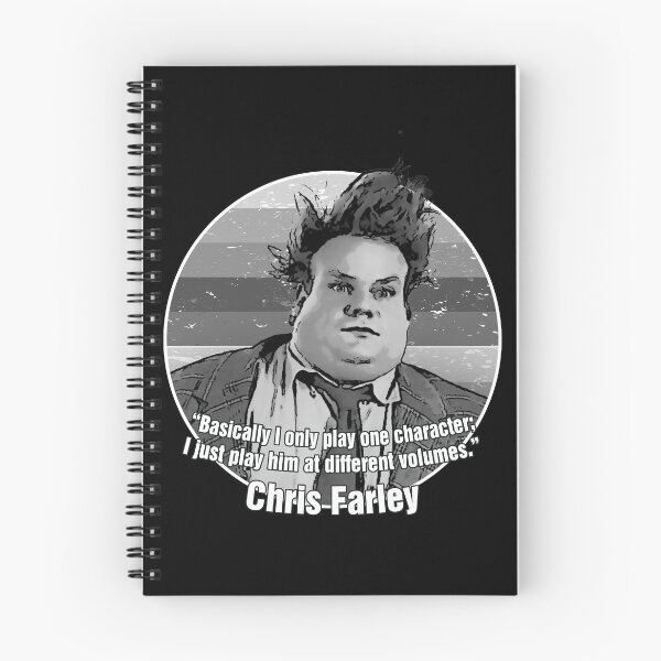 Item preview, Chris Farley - I only play one character (grayscale) designed and sold by musmus76.