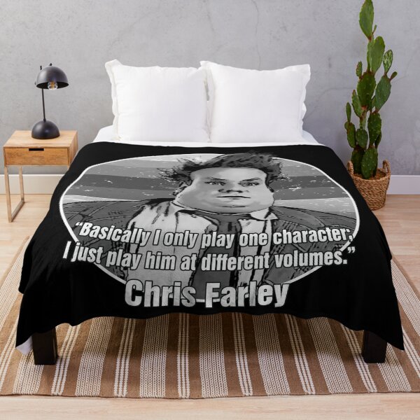 Item preview, Chris Farley - I only play one character (grayscale) designed and sold by musmus76.