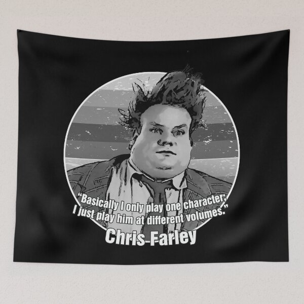 Item preview, Chris Farley - I only play one character (grayscale) designed and sold by musmus76.