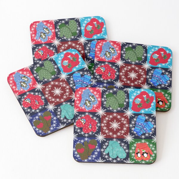 Item preview, Christmas Mittens Collection Cute Wall Decor  designed and sold by CheriesArt.