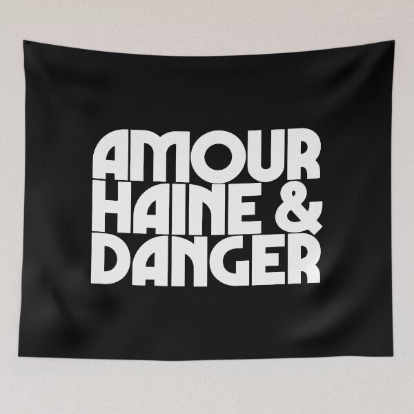 Item preview, Amour Haine & Danger Angèle designed and sold by TooFrenchClub.