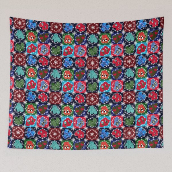 Item preview, Christmas Mittens Collection Cute Wall Decor  designed and sold by CheriesArt.