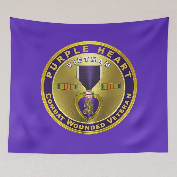 Item preview, Purple Heart Medal VIETNAM Veteran designed and sold by SoldierAlways.