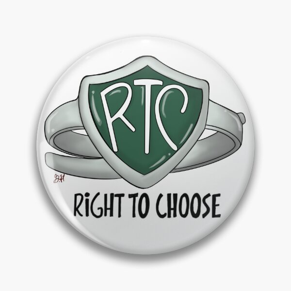 Item preview, Right to Choose ring, design by Gwen Haroldsen designed and sold by Exmo Merch.