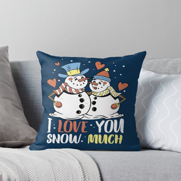 Item preview, Snowman Cute Couple designed and sold by bennetthuskers.