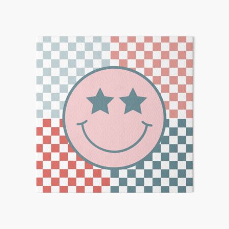 Smiley Face Stripe Pink