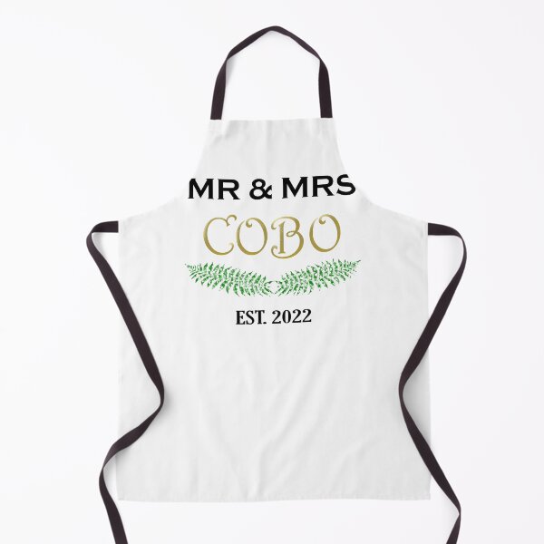 Item preview, Mr and Mrs Cobo personalised Festive Black and gold typography designed and sold by Deegital18.