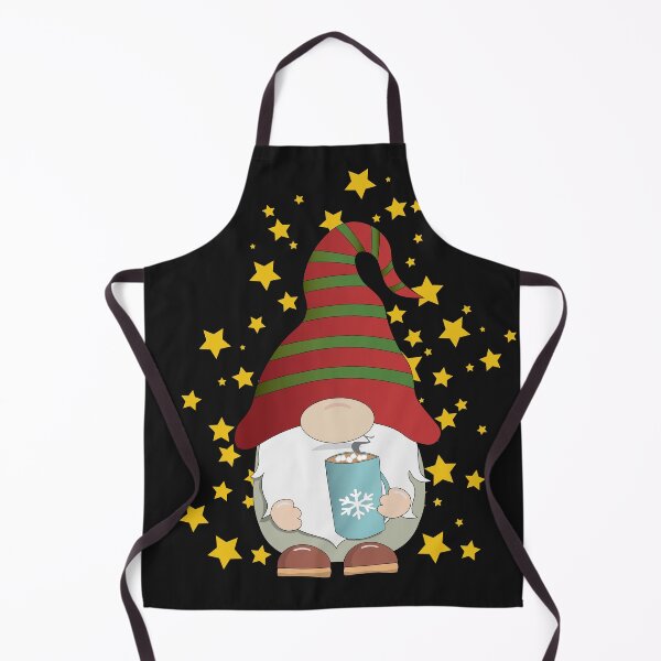 Item preview, Cute Christmas Gnome drinking Hot Chocolate designed and sold by atedesigns.