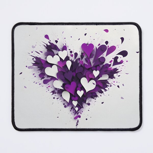 Item preview, Heart shape made from scattered hearts designed and sold by randrdesign.