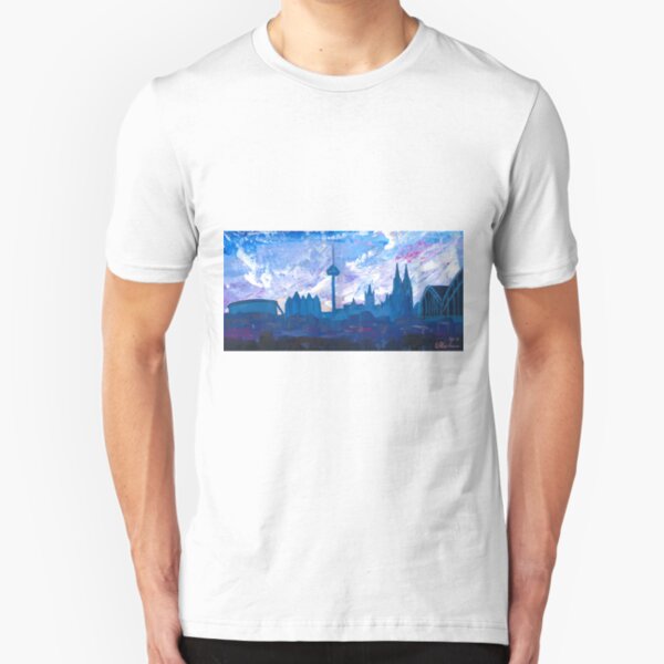 Koln Panorama Skyline T Shirt By Artshop77 Redbubble