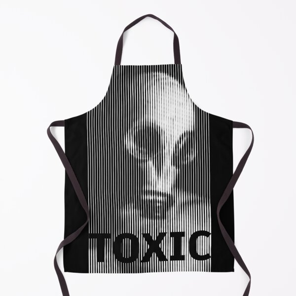 Item preview, TOXIC WASTE GAS MASK HALFTONE RADIOACTIVE BIOHAZARD BARCODE LOOK LIKE BLACK AND WHITE designed and sold by Dreamakerstudio.