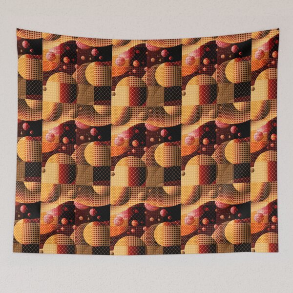 Item preview, Checkered  Floating bubbles designed and sold by TipTopTapo.