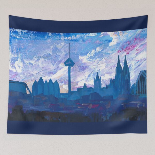 Item preview, Cologne skyline silhouette designed and sold by artshop77.