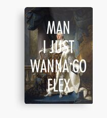 GO FLEX / POST MALONE Metal Print