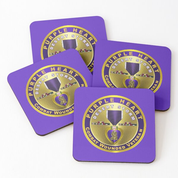 Item preview,  Purple Heart Medal Desert Storm Veteran designed and sold by SoldierAlways.