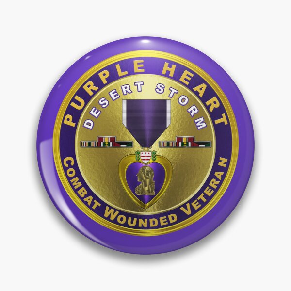 Item preview,  Purple Heart Medal Desert Storm Veteran designed and sold by SoldierAlways.