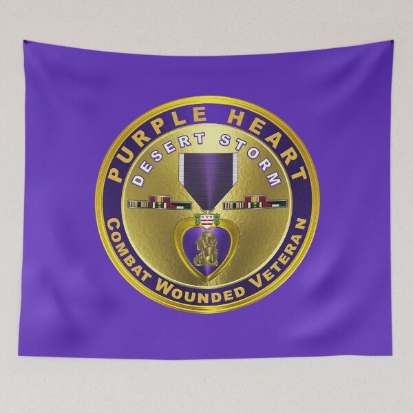 Item preview,  Purple Heart Medal Desert Storm Veteran designed and sold by SoldierAlways.