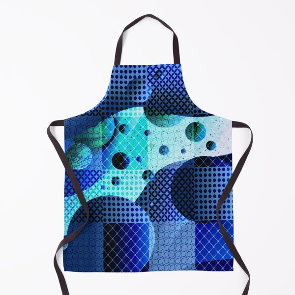Item preview, Checkered  Floating bubbles blue  designed and sold by TipTopTapo.