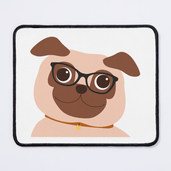 Item preview,  Funny Dog with eyeglass designed and sold by mystylecorner.