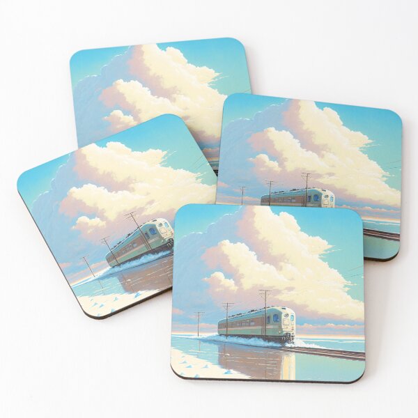 Item preview, Retro Anime Style Old Japanese Train designed and sold by KaPrints.