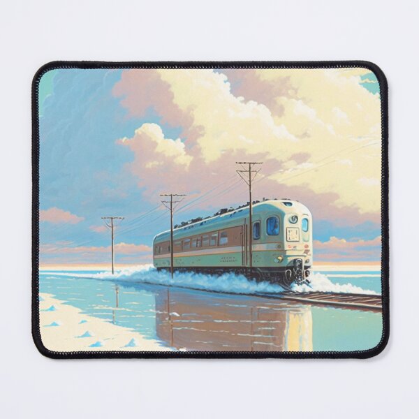Item preview, Retro Anime Style Old Japanese Train designed and sold by KaPrints.
