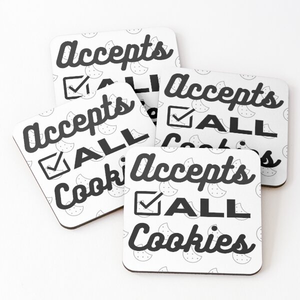 Item preview, Accepts All Cookies (With Cookie Background) designed and sold by StoriesAndSuch.