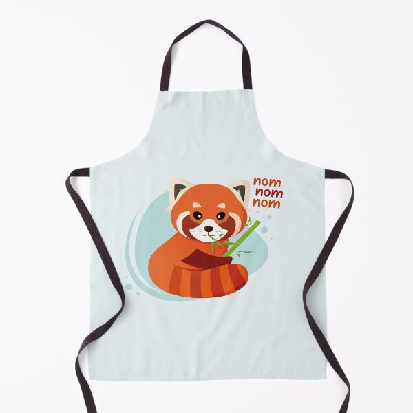 Item preview, Red panda eating bamboo - Nom Nom Nom designed and sold by tramezzino.