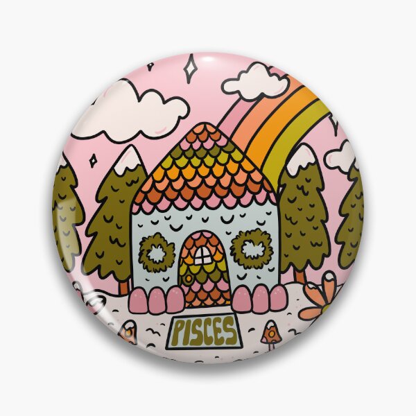 Item preview, Pisces Gingerbread House designed and sold by doodlebymeg.