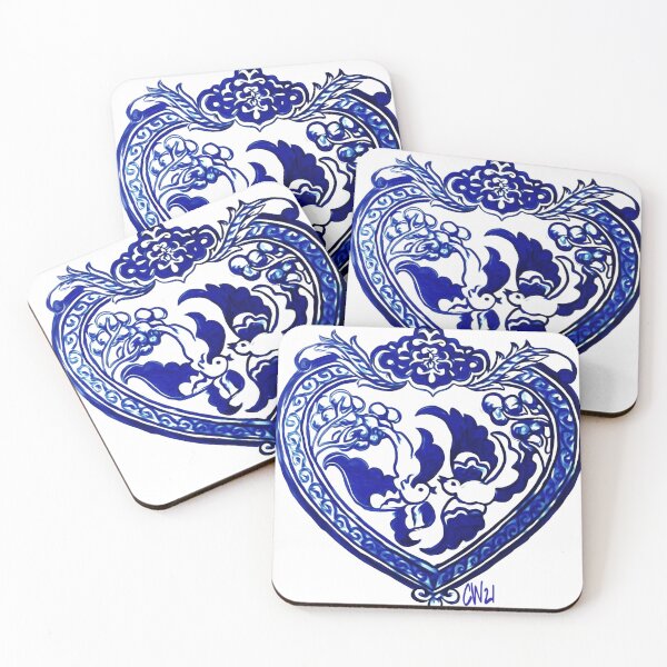 Item preview, Blue Willow Love designed and sold by Nu Bee Designs.