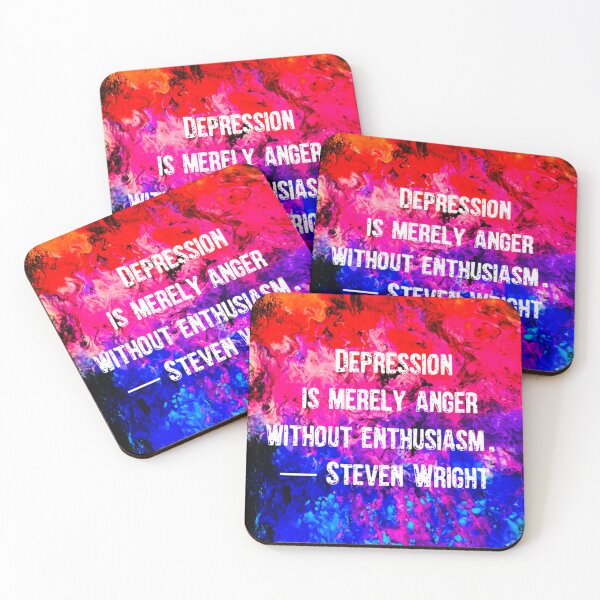 Item preview, Steven Wright quote on acrylic pour designed and sold by ctoph22282.