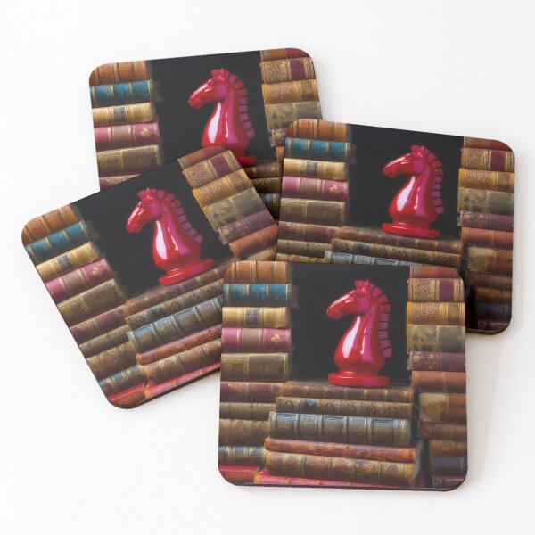 Item preview, Old Books And Red Knight designed and sold by Garry Gay.