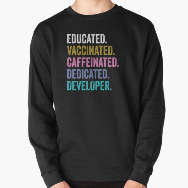 Item preview, developer Vaccinated Caffeinated Dedicated, developer Fathers Day designed and sold by Dogs Geeky⭐⭐⭐⭐⭐.
