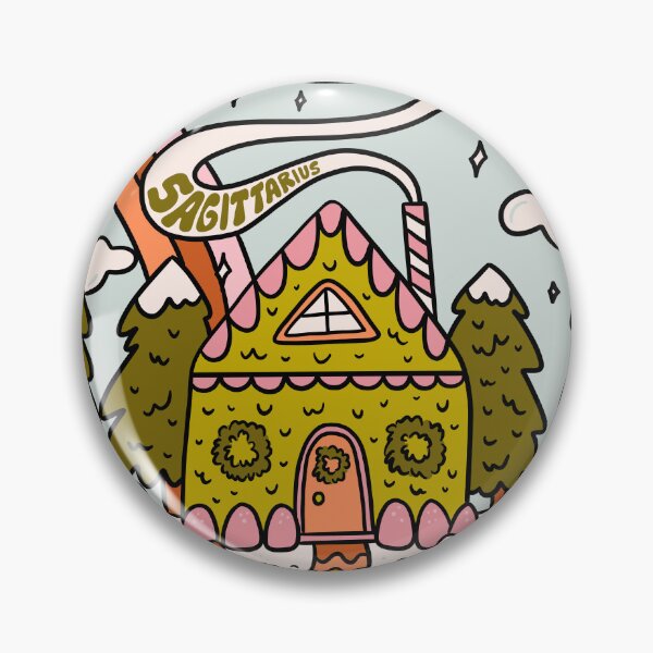 Item preview, Sagittarius Gingerbread House designed and sold by doodlebymeg.