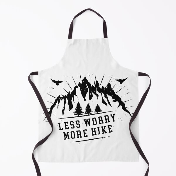 Item preview, Hike More Worry Less Funny Nature Lovers Hiking Mountains designed and sold by LiteforART.